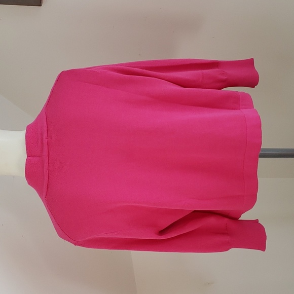 JUDE CONNALLY PRISCILLA SWEATER PIMA COTTON Hot Pink, Size XS NWT - Picture 6 of 16